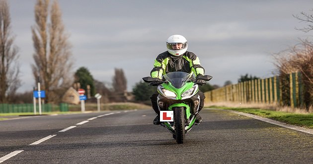 Learner Motorcycle on road
