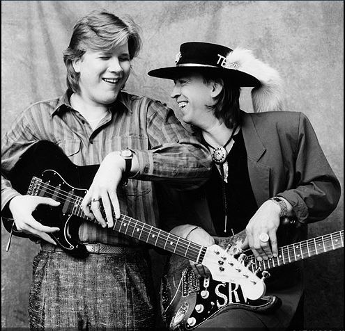 Jeff Healey and Stevie Ray Vaughan at CBC Studios Toronto 1987