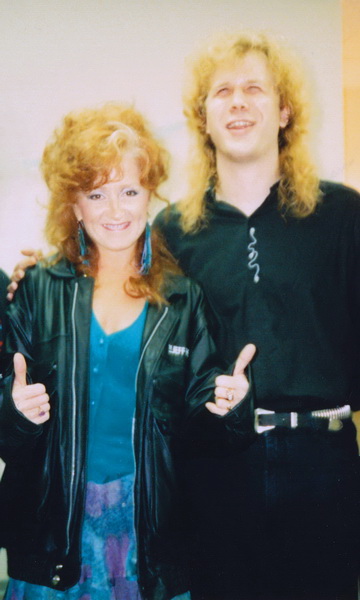 Jeff Healey - Bonnie Raitt - San Francisco 1990 - (courtesy the  Joe Rockman Archive)