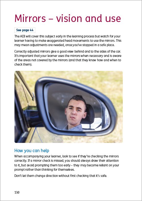 Official DVSA Guide to Learning to Drive page 130