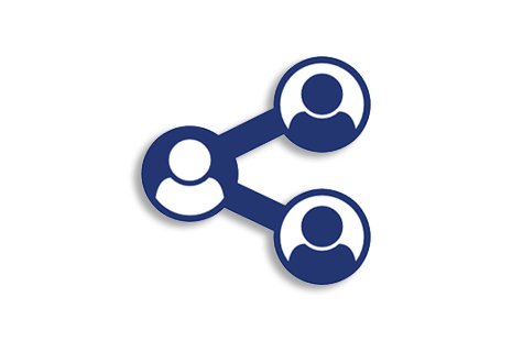 User profiles connecting icon